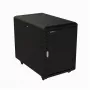 StarTech.com 4-post 15U serverový rack, uzamykateľný 19 palcový dátový rack pre počítače / AV / IT vybavenie, kancelársky / domáci sieťový rack s kolieskami a nastaviteľnými montážnymi lištami