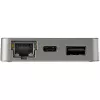StarTech.com USB-C multiport adaptér – USB 3.1 Gen 2 Type-C mini dock – USB-C na 4K HDMI alebo 1080p VGA video – 10 Gbit/s USB-A USB-C, GbE – prenosný cestovný dok pre notebook – funguje s Thunderbolt 3