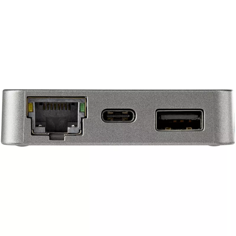 StarTech.com USB-C multiport adaptér – USB 3.1 Gen 2 Type-C mini dock – USB-C na 4K HDMI alebo 1080p VGA video – 10 Gbit/s USB-A USB-C, GbE – prenosný cestovný dok pre notebook – funguje s Thunderbolt 3