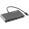 StarTech.com dual-monitor Thunderbolt Mini Dock, 4K 60Hz HDMI, hub bez ovládačov pre Windows & Mac, Gigabit Ethernet, 1 x USB 5Gbps & 1x USB 2.0, 28 cm kábel