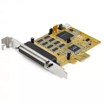 StarTech.com 8-portová PCI Express RS232 sériová adaptérová karta, PCIe RS232 sériová karta, 16C1050 UART, multiport sériový DB9 radič/rozširujúca karta, 15kV ESD ochrana, len Windows - TAA