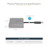 StarTech.com USB 3.0 na Quad HDMI adaptér, USB na 4x HDMI monitor konvertor pre Windows (bez podpory pre macOS/ChromeOS/Linux) - TAA