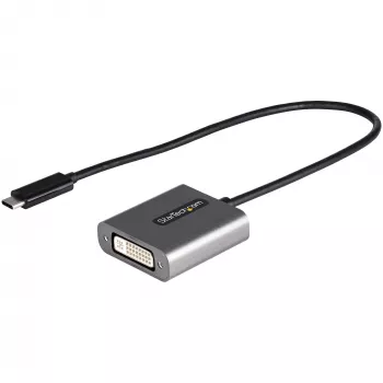 StarTech.com USB-C na DVI adaptér – 1920x1200p USB-C na DVI-D adaptér dongle – USB Type-C na DVI displej/monitor – video konvertor – kompatibilný s Thunderbolt 3 – 12