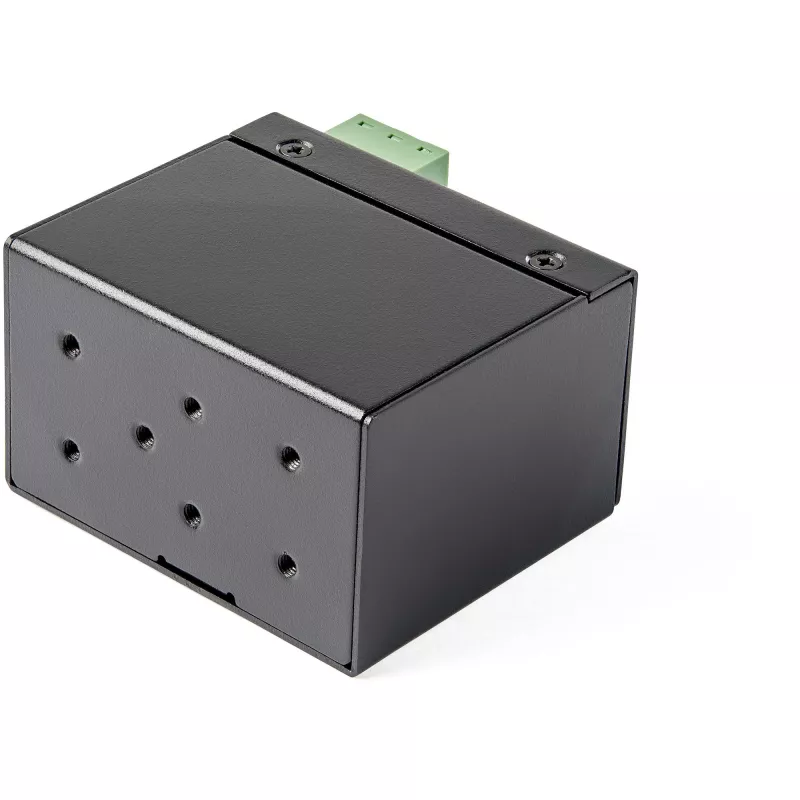 StarTech.com PoE+ priemyselný konvertor médií z optického vlákna na Ethernet 30W - SFP na RJ45 - Singlemode/Multimode optické vlákno na medený Gigabit Ethernet - mini/kompaktná veľkosť - IP-30/ -40 až +75°C