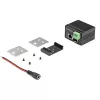 StarTech.com PoE+ priemyselný konvertor médií z optického vlákna na Ethernet 30W - SFP na RJ45 - Singlemode/Multimode optické vlákno na medený Gigabit Ethernet - mini/kompaktná veľkosť - IP-30/ -40 až +75°C
