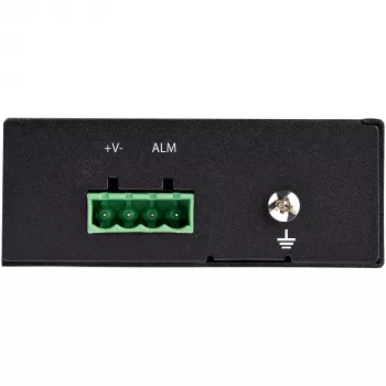 StarTech.com PoE+ priemyselný konvertor médií z optického vlákna na Ethernet 60W – SFP na RJ45 – Singlemode/Multimode optické vlákno na medený Gigabit Ethernet – kompaktná veľkosť – IP30/ -40 až +75 °C