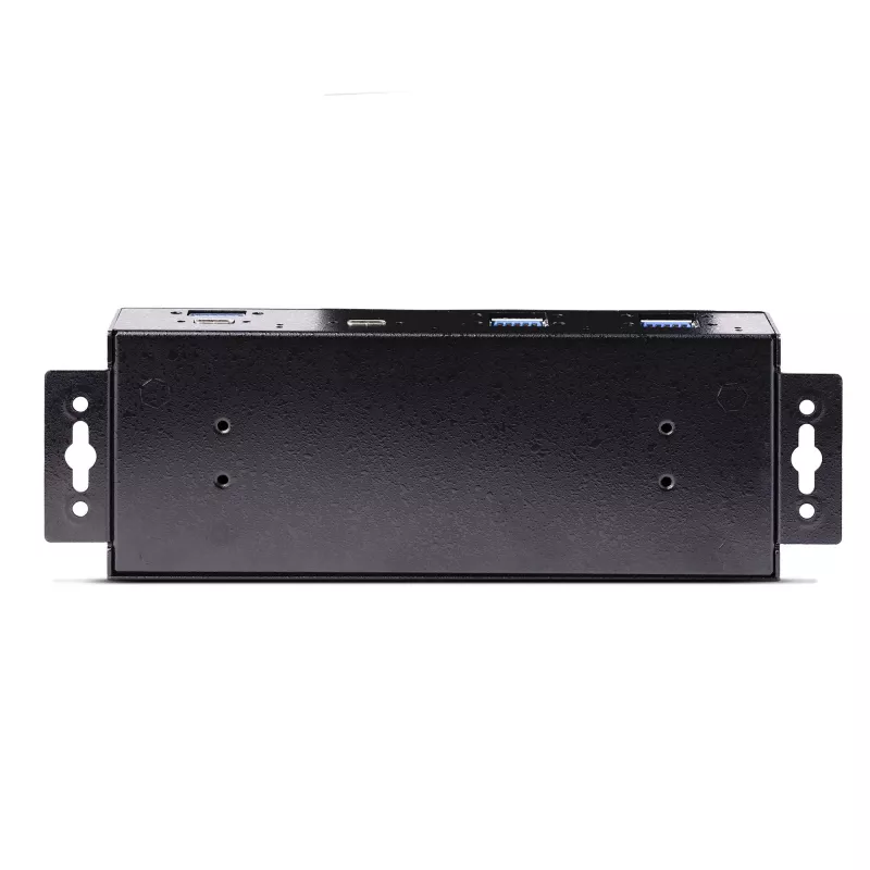 StarTech.com 7-portový priemyselný USB 10Gbps hub s napájacím zdrojom, kovový, montovateľný, 5x USB-A a 2x USB-C downstream porty, ESD ochrana, Powered USB hub, TAA