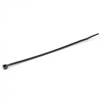 StarTech.com 25 cm viazacie pásky – 4 mm široké, 68 mm priemer zväzku, 22 kg pevnosť v ťahu, samosvorné nylonové viazacie pásky so zahnutým hrotom – 94V-2/UL certifikované, 100 ks balenie – čierne