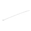 StarTech.com 100 ks balenie 6 inch (15 cm) viazacích pások – 1/8 inch (3,6 mm) široké, 1-3/8 inch (39 mm) priemer zväzku, 40 lb (18 kg) pevnosť v ťahu, samosvorné nylonové viazacie pásky so zahnutým hrotom, UL certifikované, biele – TAA
