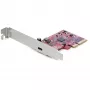 StarTech.com 1-portová USB 3.2 Gen 2x2 PCIe karta, USB-C 20 Gbit/s SuperSpeed PCI Express 3.0 x4 radič karta, USB Type-C adaptérová karta, len dáta, Windows/macOS/Linux, TAA