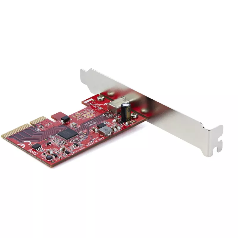 StarTech.com 1-portová USB 3.2 Gen 2x2 PCIe karta, USB-C 20 Gbit/s SuperSpeed PCI Express 3.0 x4 radič karta, USB Type-C adaptérová karta, len dáta, Windows/macOS/Linux, TAA