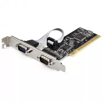 StarTech.com PCI Serial Parallel Combo karta s dvoma sériovými RS232 portami (DB9) & 1x paralelným LPT portom (DB25) – PCI combo adaptérová karta – PCI rozširujúca karta radič – PCI na tlačiareň karta