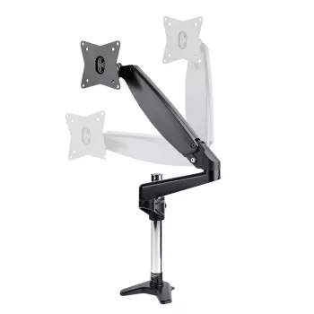 StarTech.com držiak monitora na stôl pre jeden VESA displej do 32 palcov alebo 49 palcov Ultrawide 8 kg – plne pohyblivé kĺbové a výškové nastavenie – C-svorka, prevlečenie cez stôl – rameno pre jeden monitor
