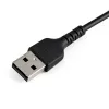 StarTech.com 30 cm robustný čierny kábel USB-A na Lightning – heavy-duty drsný aramidový USB Type-A na Lightning nabíjací/synchronizačný kábel – Apple MFi certifikovaný iPad/iPhone 12
