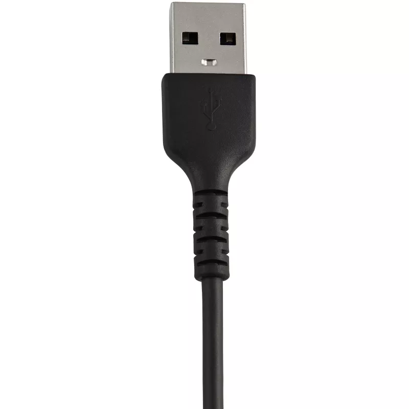 StarTech.com 30 cm robustný čierny kábel USB-A na Lightning – heavy-duty drsný aramidový USB Type-A na Lightning nabíjací/synchronizačný kábel – Apple MFi certifikovaný iPad/iPhone 12