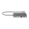 StarTech.com USB-C multiportový adaptér – HDMI 4K 30Hz alebo VGA Travel Dock – 5Gbps USB 3.0 hub (USB-A/USB-C porty) – 100W Power Delivery – SD/Micro SD – GbE – 30cm kábel – USB-C mini dock