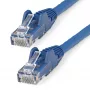 StarTech.com 5m CAT6 Ethernetový kábel - LSZH (Low Smoke Zero Halogen) - 10-Gigabitový 250MHz 100W PoE RJ45 10GbE UTP sieťový patch kábel, s ochranou západky a odľahčením ťahu - Modrý, CAT 6, ETL-verifikovaný, 24AWG