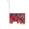 StarTech.com SATA PCIe karta - 2-portová PCIe SATA rozširujúca karta - 6 Gb/s - Full/Low Profile - PCI Express na SATA adaptér/radič - ASM1062R SATA RAID - PCIe na SATA konvertor
