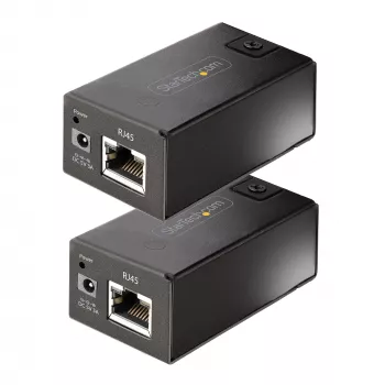 StarTech.com 150 m (492 ft) USB 2.0 extender cez Cat5e/Cat6 Ethernet kábel, externe napájaný USB extender cez RJ45/sieťový kábel, USB cez Ethernet kábel extender/adaptér