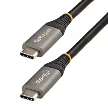 StarTech.com 20 palcov (50 cm) USB-C kábel 10 Gb/s – USB 3.1 Type-C kábel – 100 W (5 A) Power Delivery nabíjanie, DP Alt Mode – USB-C kábel pre USB-C laptop/telefón/zariadenie – nabíjanie/synchronizácia