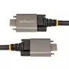 StarTech.com 0,91 m bočne skrutkovo zaistený USB-C kábel 10 Gb/s – USB-IF certifikovaný USB-C kábel – USB 3.1/3.2 Gen 2 Type-C kábel – 100 W (5 A) Power Delivery nabíjanie, DP Alt Mode – dvojité skrutkové zaistenie – USB-C kábel nabíjanie/synchronizácia