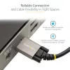 StarTech.com 0,91 m bočne skrutkovo zaistený USB-C kábel 10 Gb/s – USB-IF certifikovaný USB-C kábel – USB 3.1/3.2 Gen 2 Type-C kábel – 100 W (5 A) Power Delivery nabíjanie, DP Alt Mode – dvojité skrutkové zaistenie – USB-C kábel nabíjanie/synchronizácia