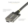 StarTech.com 0,91 m bočne skrutkovo zaistený USB-C kábel 10 Gb/s – USB-IF certifikovaný USB-C kábel – USB 3.1/3.2 Gen 2 Type-C kábel – 100 W (5 A) Power Delivery nabíjanie, DP Alt Mode – dvojité skrutkové zaistenie – USB-C kábel nabíjanie/synchronizácia