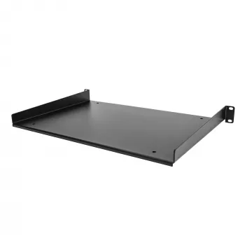 StarTech.com 1U serverová rack polica - univerzálna konzolová polica do 19 palcového sieťového racku a skrine - odolný dizajn - nosnosť 55 lb/25 kg - 12 palcov hlboká