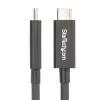 StarTech.com 2m aktívny Thunderbolt 4 kábel, 40 Gbit/s, 100W Power Delivery, 4K/8K video, Intel-certifikovaný Thunderbolt kábel – Kompatibilný s USB4/Thunderbolt 4/USB 3.2/USB Type-C/DisplayPort/Thunderbolt 3