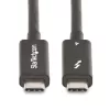 StarTech.com 2m aktívny Thunderbolt 4 kábel, 40 Gbit/s, 100W Power Delivery, 4K/8K video, Intel-certifikovaný Thunderbolt kábel – Kompatibilný s USB4/Thunderbolt 4/USB 3.2/USB Type-C/DisplayPort/Thunderbolt 3