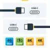 StarTech.com 2m aktívny Thunderbolt 4 kábel, 40 Gbit/s, 100W Power Delivery, 4K/8K video, Intel-certifikovaný Thunderbolt kábel – Kompatibilný s USB4/Thunderbolt 4/USB 3.2/USB Type-C/DisplayPort/Thunderbolt 3