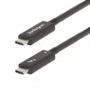 StarTech.com 2m aktívny Thunderbolt 4 kábel, 40 Gbit/s, 100W Power Delivery, 4K/8K video, Intel-certifikovaný Thunderbolt kábel – Kompatibilný s USB4/Thunderbolt 4/USB 3.2/USB Type-C/DisplayPort/Thunderbolt 3