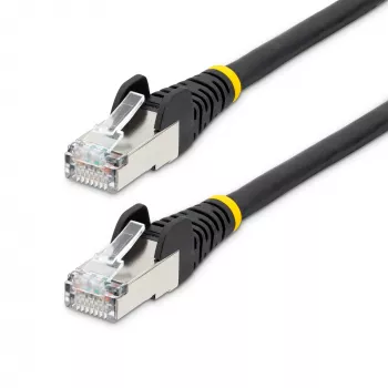 StarTech.com 10m CAT6a Ethernet kábel - čierny - Low Smoke Zero Halogen (LSZH) - 10GbE 500MHz 100W PoE++ RJ-45 bez zaistenia s odľahčením S/FTP sieťový patch kábel