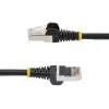 StarTech.com 7,5m CAT6a Ethernet kábel - čierny - Low Smoke Zero Halogen (LSZH) - 10GbE 500MHz 100W PoE++ RJ-45 bez zaistenia s odľahčením S/FTP sieťový patch kábel