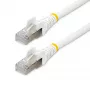 StarTech.com 3m CAT6a Ethernet kábel – biely – Low Smoke Zero Halogen (LSZH) – 10GbE 500MHz 100W PoE++ RJ-45 bez zaistenia s odľahčením S/FTP sieťový patch kábel