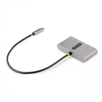StarTech.com 3-portový USB-C hub s Ethernetom - 3x USB-A - Gigabit Ethernet - USB 3.0 5Gbps - napájaný zbernice - 1ft/30cm dlhý USB Type-C hostiteľský kábel - GbE - prenosný USB-C na USB-A hub