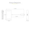 StarTech.com 3-portový USB-C hub s Ethernetom - 3x USB-A - Gigabit Ethernet - USB 3.0 5Gbps - napájaný zbernice - 1ft/30cm dlhý USB Type-C hostiteľský kábel - GbE - prenosný USB-C na USB-A hub