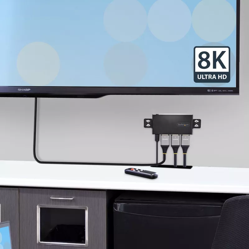 StarTech.com 2PORT-HDMI-SWITCH-8K video prepínač