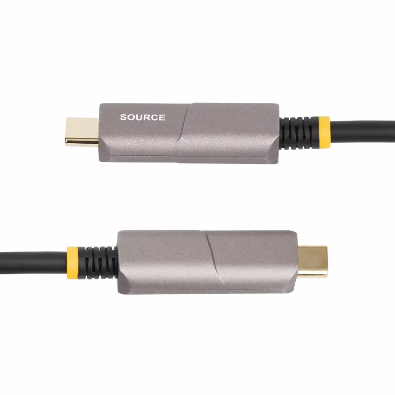 StarTech.com 15,2 m USB-C na HDMI 2.0 aktívny optický kábel (AOC), 4K 60Hz, CL3 certifikovaný, jednosmerný USB Type-C na HDMI adaptérový kábel