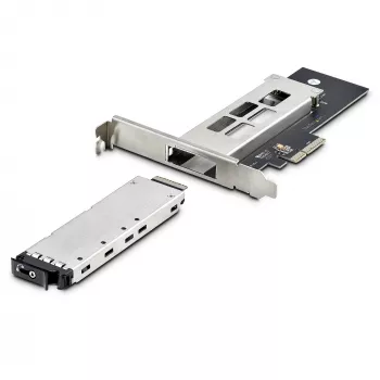 StarTech.com M.2 NVMe SSD na PCIe x4 mobilný rám/backplane s vyberateľným slotom pre PCI Express rozširujúci slot, inštalácia bez nástrojov, PCIe 4.0/3.0 hot-swap diskový slot, kľúčový zámok – 2 kľúče v balení