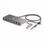 StarTech.com 2-portový USB-C hub s Ethernetom a RS-232, pripojený USB-C na USB-A dongle, 100 W PD priechod, 2x USB-A 5 Gbit/s, Gigabit Ethernet, RS232 sériový (FTDI)