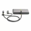 StarTech.com 2-portový USB-C hub s Ethernetom a RS-232, pripojený USB-C na USB-A dongle, 100 W PD priechod, 2x USB-A 5 Gbit/s, Gigabit Ethernet, RS232 sériový (FTDI)
