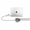 StarTech.com 2-portový USB-C hub s Ethernetom a RS-232, pripojený USB-C na USB-A dongle, 100 W PD priechod, 2x USB-A 5 Gbit/s, Gigabit Ethernet, RS232 sériový (FTDI)