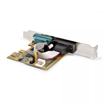 StarTech.com 2-portová PCI Express sériová karta, dual port PCIe na RS232 (DB9) sériová karta, 16C1050 UART, Low/Full Profile konzoly, COM Retention, pre Windows/Linux