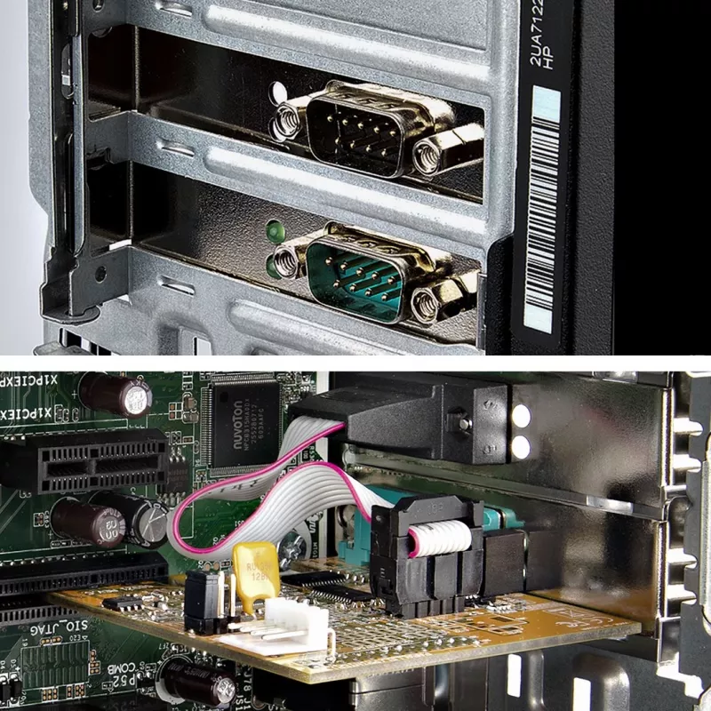 StarTech.com 2-portová PCI Express sériová karta, dual port PCIe na RS232 (DB9) sériová karta, 16C1050 UART, Low/Full Profile konzoly, COM Retention, pre Windows/Linux