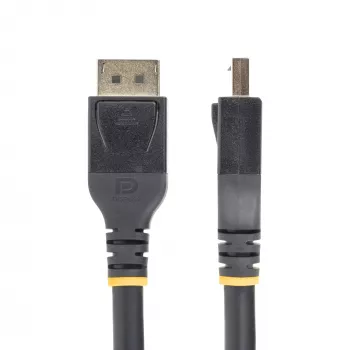 StarTech.com 7,6 m (25 ft) aktívny DisplayPort 1.4 kábel, DP8K DisplayPort kábel s HBR3, HDR10, MST, DSC 1.2, HDCP 2.2, 8K 60 Hz, 4K 120 Hz – DP 1.4 kábel, M/M