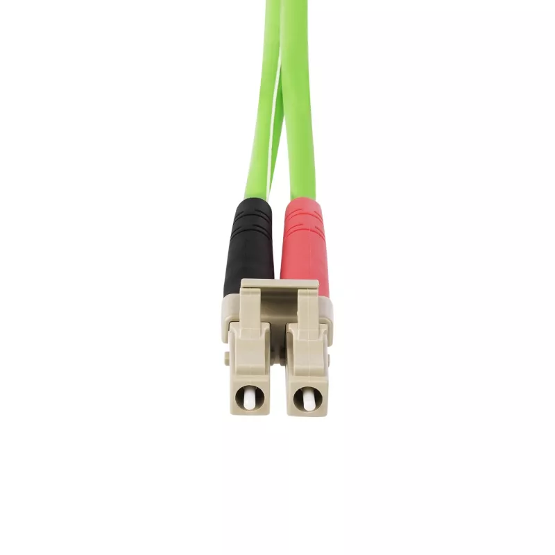 StarTech.com 2m (6.6ft) LC na LC (UPC) OM5 multimódový optický kábel, 50/125µm duplex LOMMF zipcord, VCSEL, 40G/100G, LSZH optický patch kábel