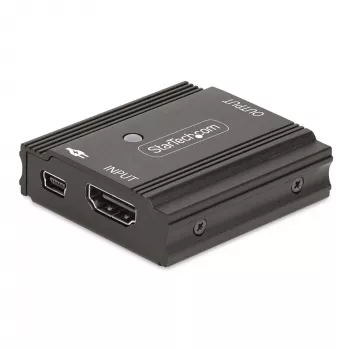 StarTech.com 10 m 8K 60Hz HDMI zosilňovač signálu, aktívny HDMI 2.1 inline repeater a video zosilňovač signálu do 8K 60Hz/4K 144Hz, kompaktný HDMI predlžovač kábla – HDMI predĺženie signálu