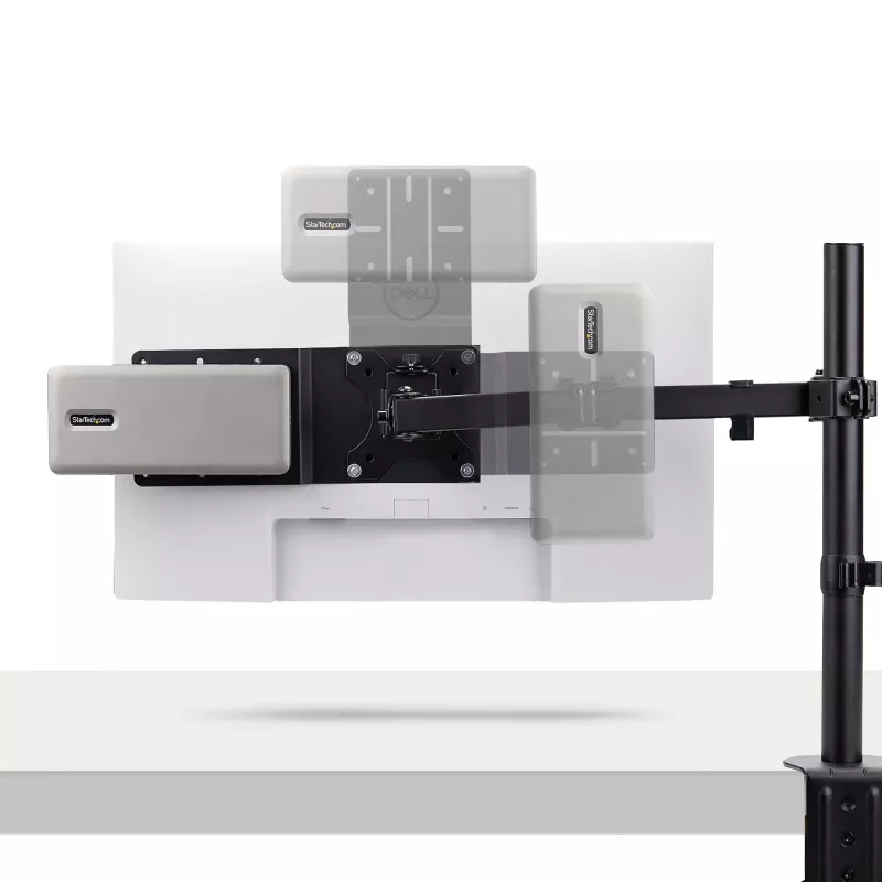 StarTech.com VESA montážny držiak pre NUC/Thin Clients alebo dokovacie stanice notebookov, VESA 75x75/100x100 kompatibilná rozširujúca doska pre mini-PC