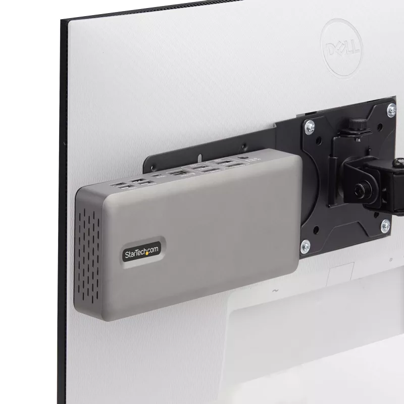 StarTech.com VESA montážny držiak pre NUC/Thin Clients alebo dokovacie stanice notebookov, VESA 75x75/100x100 kompatibilná rozširujúca doska pre mini-PC